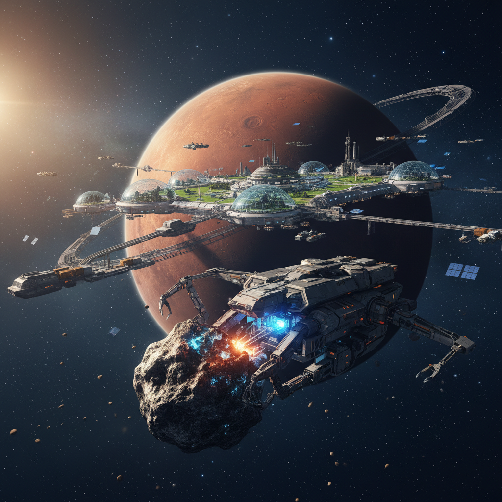 Kosmos İqtisadiyyatı: Astroid Mədənçiliyi və Marsın Kolonizasiyası – Yeni İmkanlar və Çağırışlar