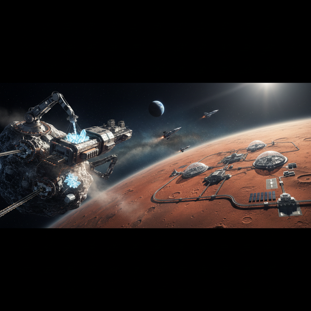 Kosmos İqtisadiyyatı: Astroid Mədən&ccedil;iliyi və Marsın Kolonizasiyası