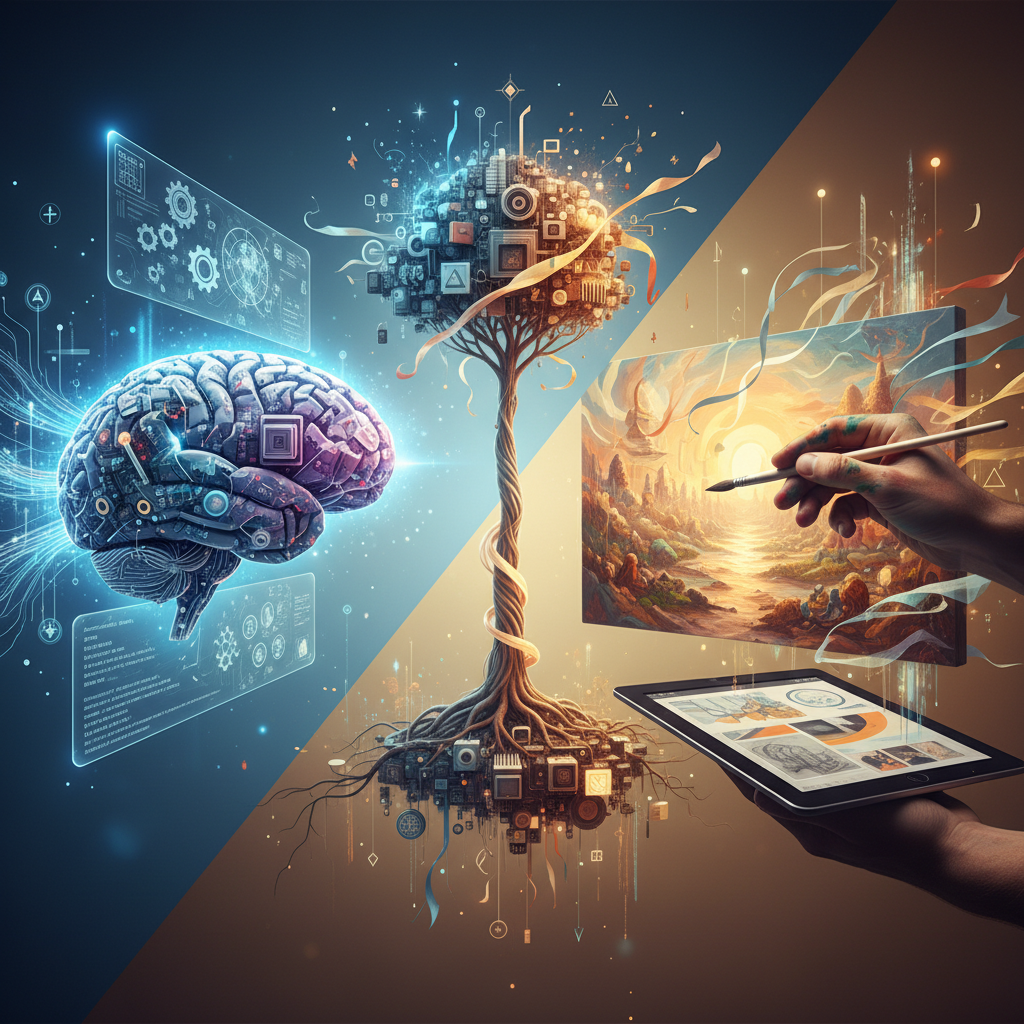 Süni İntellekt və İnsan Yaradıcılığı: Rəqabət, Yoxsa Simbioz?