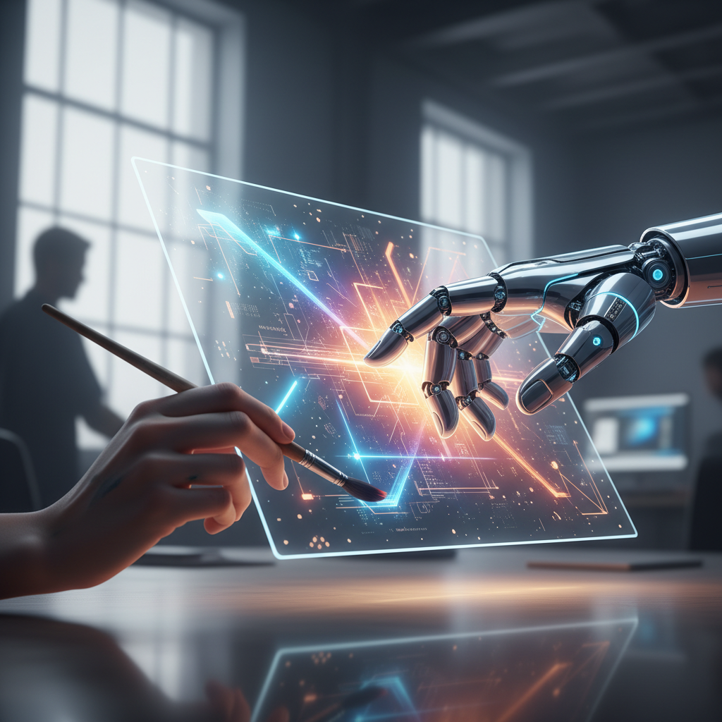 S&uuml;ni İntellekt və İnsan Yaradıcılığı: Rəqabət, yoxsa Simbioz?