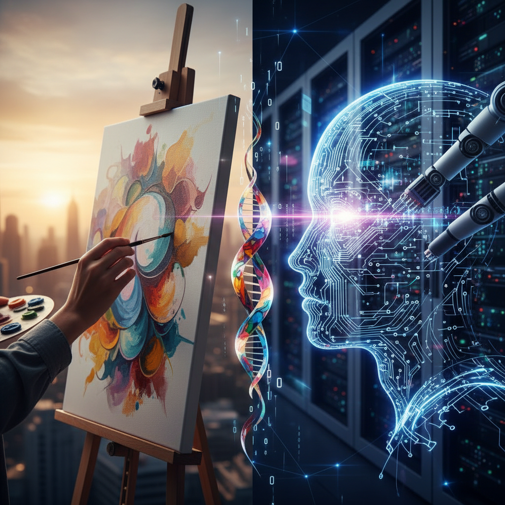 Süni İntellekt və İnsan Yaradıcılığı: Qarşıdurma, yoxsa Uyuşma?