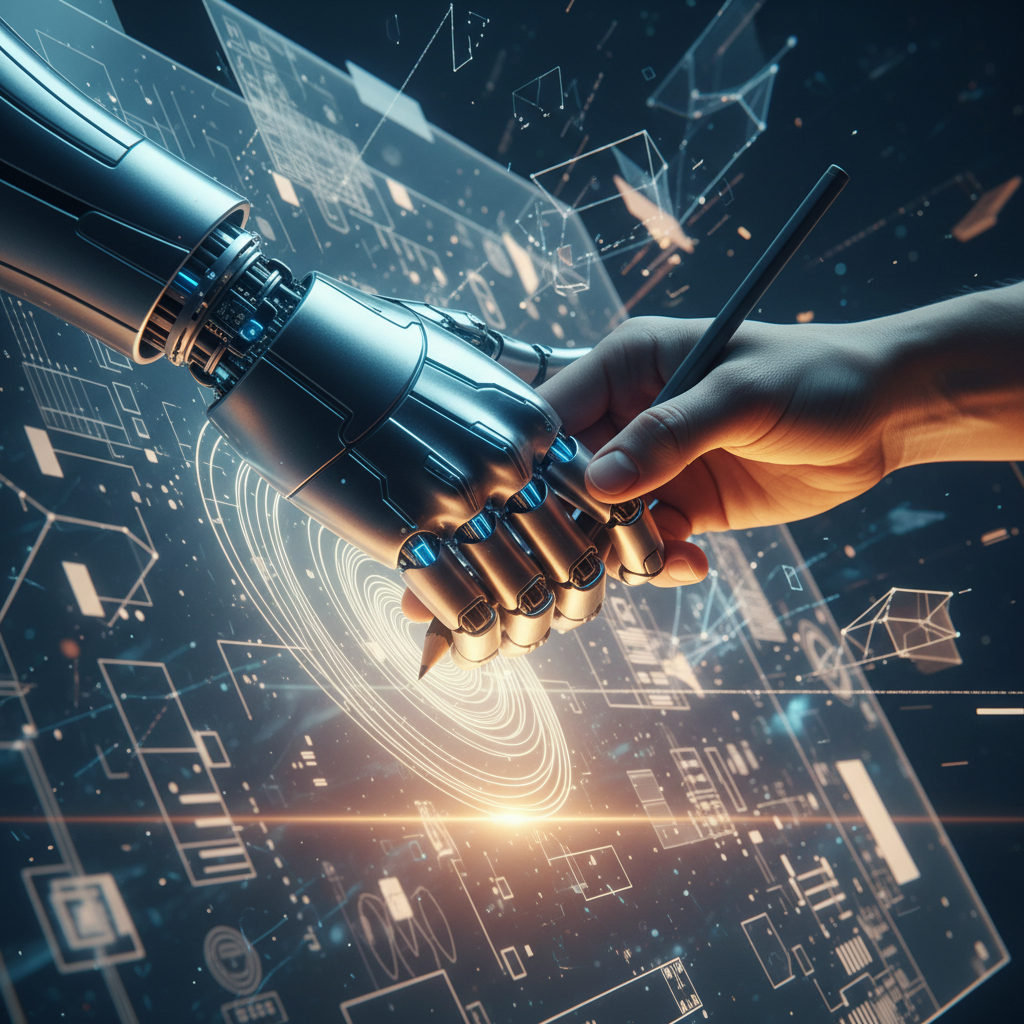 S&uuml;ni İntellekt və İnsan Yaradıcılığı: Rəqabət, yoxsa Simbioz?