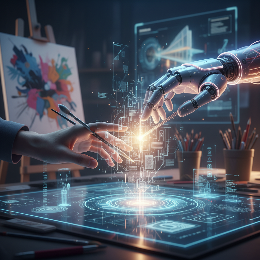 S&uuml;ni İntellekt və İnsan Yaradıcılığı: Rəqabət, yoxsa Simbioz?