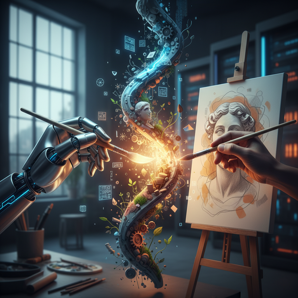 Süni İntellekt və İnsan Yaradıcılığı: Yarış, Yoxsa Birlik?