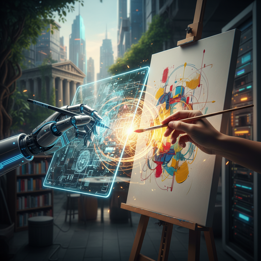 Süni İntellekt və İnsan Yaradıcılığı: Rəqabət, yoxsa Simbioz?