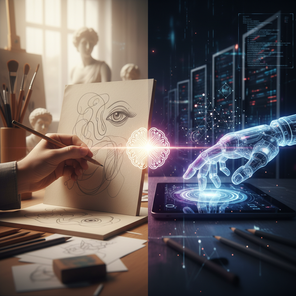 Süni İntellekt və İnsan Yaradıcılığı: Rəqabət, yoxsa Simbioz?