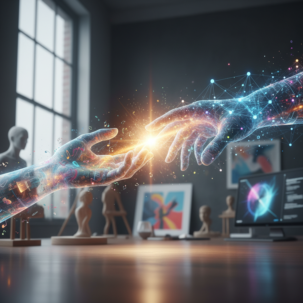 S&uuml;ni İntellekt və İnsan Yaradıcılığı: Rəqabət, yoxsa Simbioz?