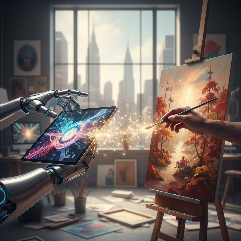 Süni İntellekt və İnsan Yaradıcılığı: Rəqabət, yoxsa Harmonik Əməkdaşlıq?